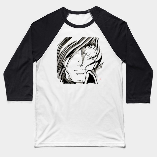 captain harlock 2 Baseball T-Shirt by pechane